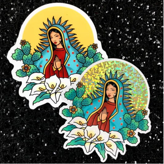 Cultura Corazon- Our Lady of Guadalupe Stickers