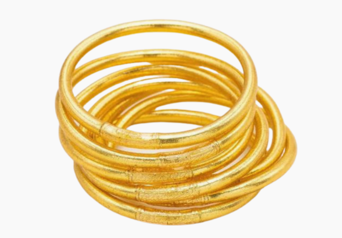 Anele Designs- Gold Leaf Buddha Bracelet