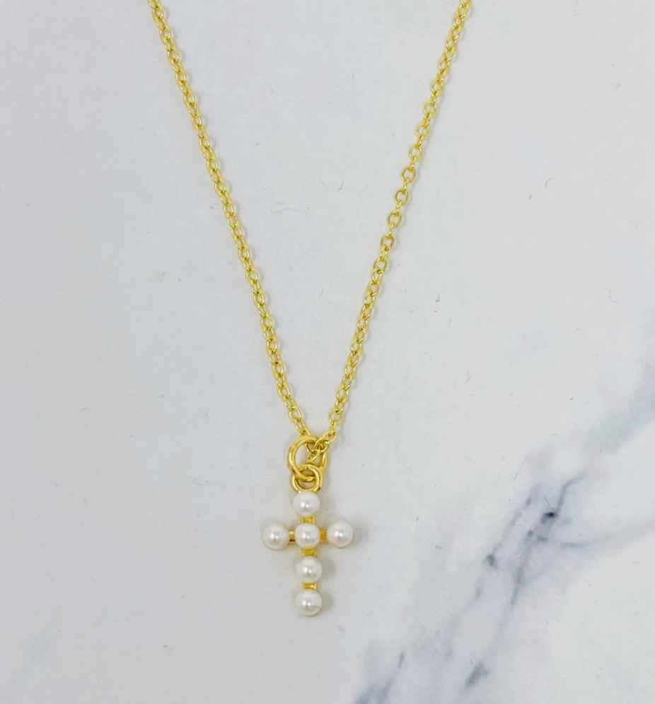 Ellison & Young- Shell Pearl Necklace