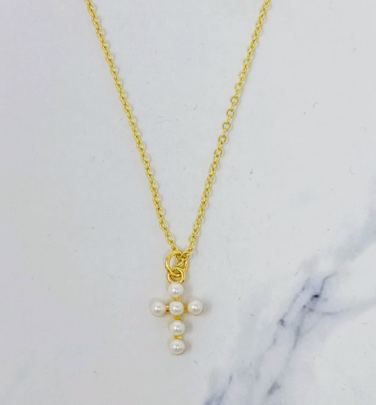 Ellison & Young- Shell Pearl Necklace