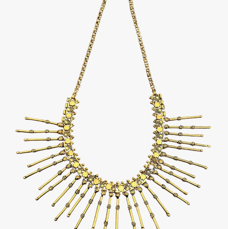 Hadiza Brass Necklace