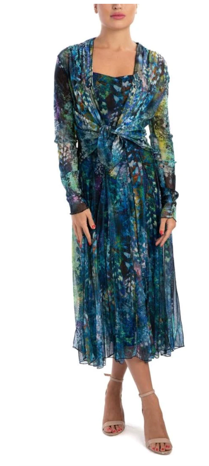 Elana Kattan Quella Printed Dress