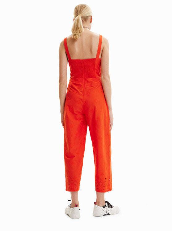 Desigual-Jumpsuit-Orange