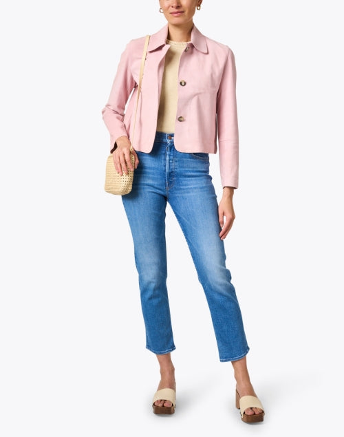 Repeat Cashmere- Pink Floyd Suede Jacket